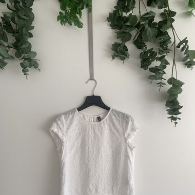 Shirt mit Broderie Anglaise