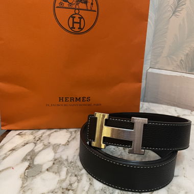 Ceinture Hermes noir 