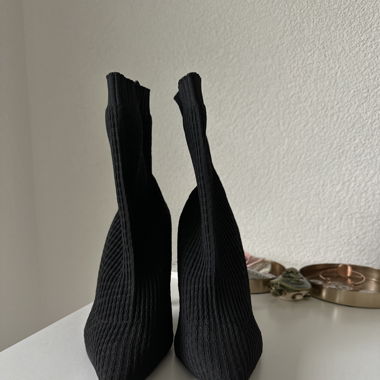 Bottines en tissu élastique