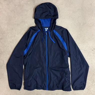 Starter Zip-Hoodie-Jacke monochrom aus den 2000ern