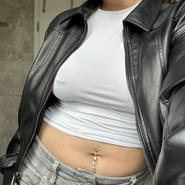 Bershka Faux Leather Jacket