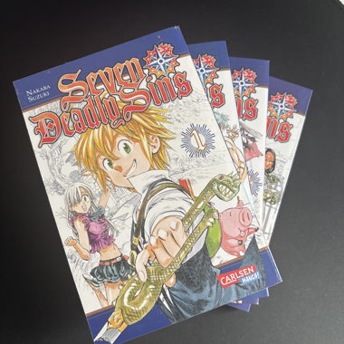 Seven Deadly Sins 1-4 Deutsch Manga