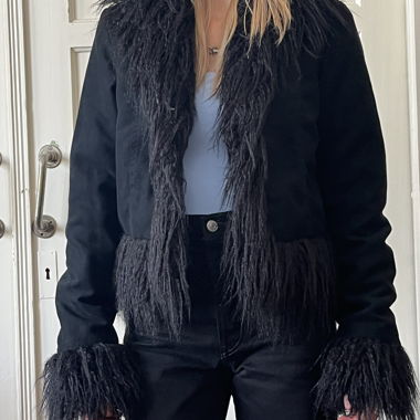 Veste avec fourrure