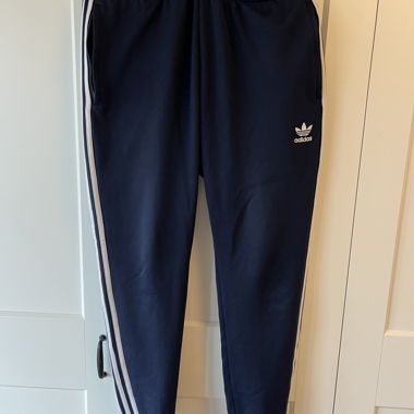 Pantalone da allenamento Adidas navy con righe L