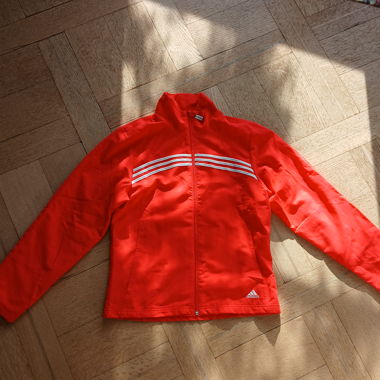 Veste d'entraînement Adidas rouge