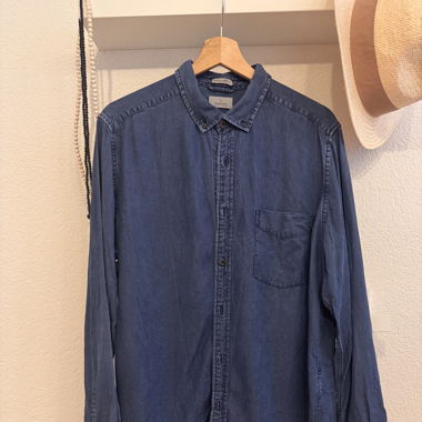 Hemd in Jeansoptik
