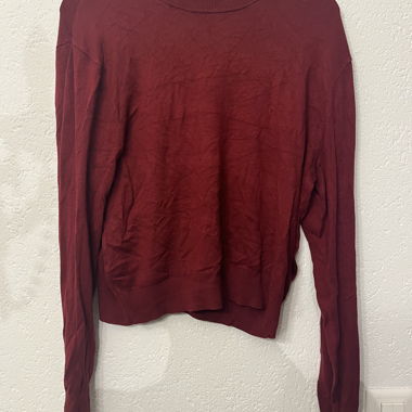 Pull bordeaux foncé H&M