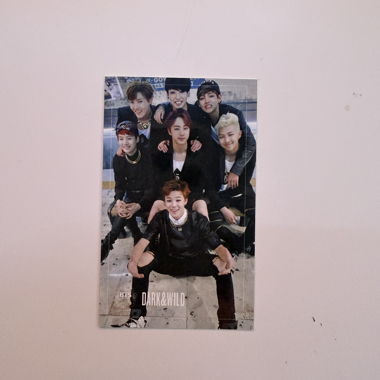 Photocard der Gruppe BTS - Dark&Wild Stage