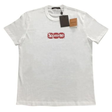 Supreme x louis vuitton box logo t-shirt weiss
