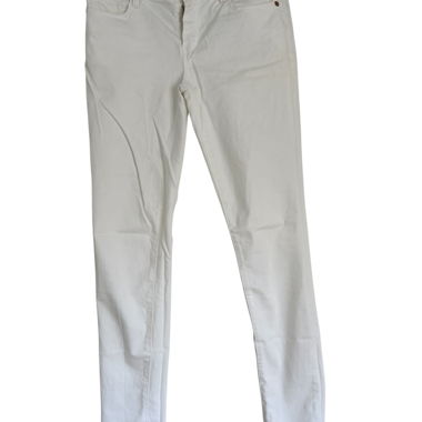 Jeans skinny blancs Massimo Dutti