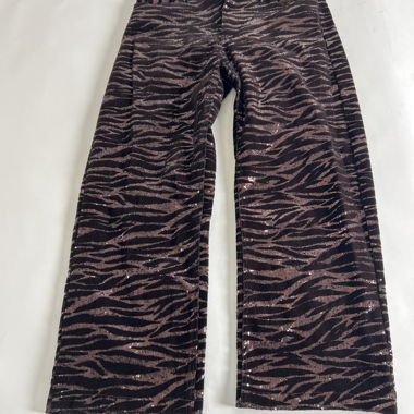 Pantaloni ZARA con paillettes zebrato scintillanti