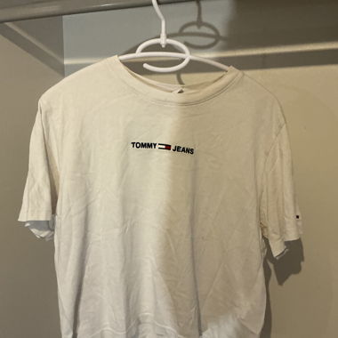 T-shirt Tommy Jeans bianco