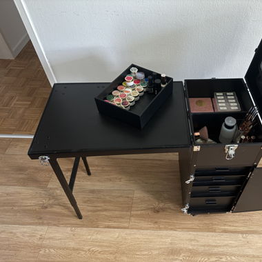 Profi Nageldesign Koffer mit viel Zubehör