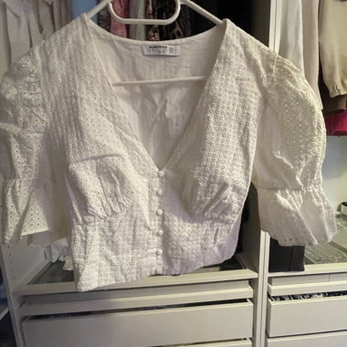 Weisse Bluse Glamorous