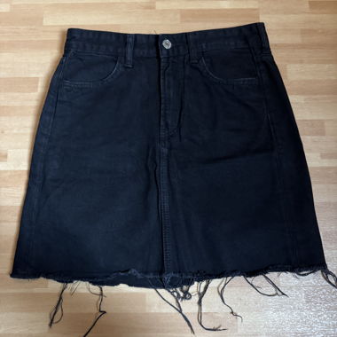 Gonna di jeans nera