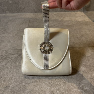 Borsa a tracolla bianca