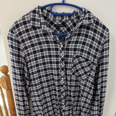 Bluse Marc O'Polo kariert blau