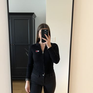 Cardigan Tommy (Hilfiger) Jeans noir