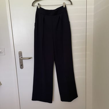 Pantaloni ampi blu navy