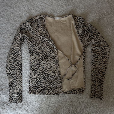 Leoparden-Cardigan