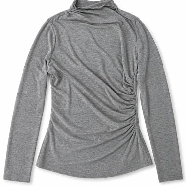 Haut gris à col roulé