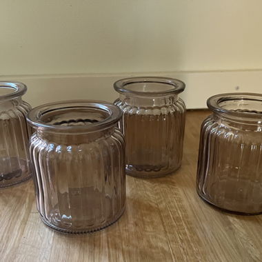 Teelichter Kerzenlichter Dekogläser Vase 