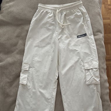 Ellesse Cargo Pants – Cream, Size 38