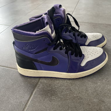 Jordan-1 high zoom air cmft purple patent