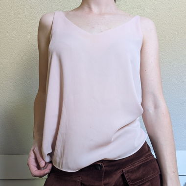 Top bretelles Topshop rose, taille 36