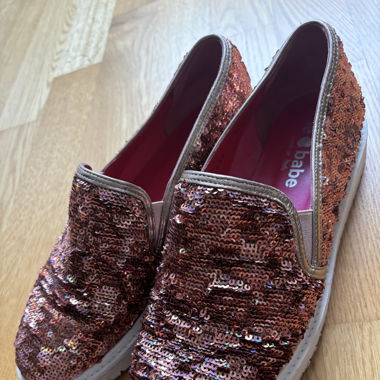 le babe loafers pailletten