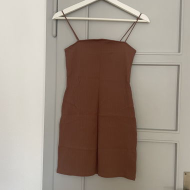 Brown short dress