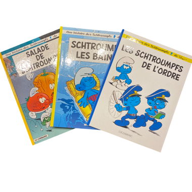 3er-Set Schlümpfe-Alben