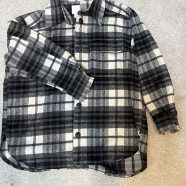 Veste en flanelle à carreaux