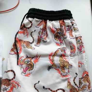 Badehose tigermotif. Swim shorts from Costa Rica. 