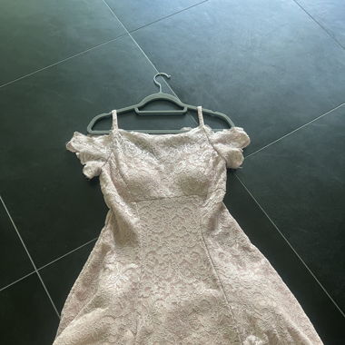 Cocktailkleid Rosa-Glitzer