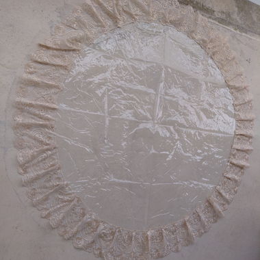 Round Lace Tablecloth made of Plastic