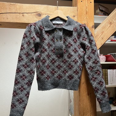 Maglione a quadri