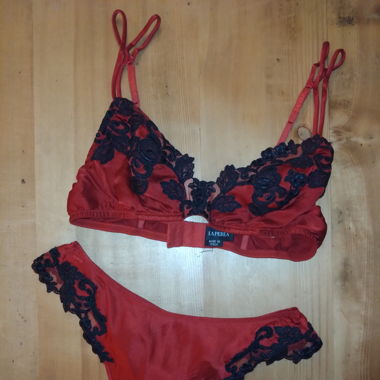 La Perla Seidenwäsche rot