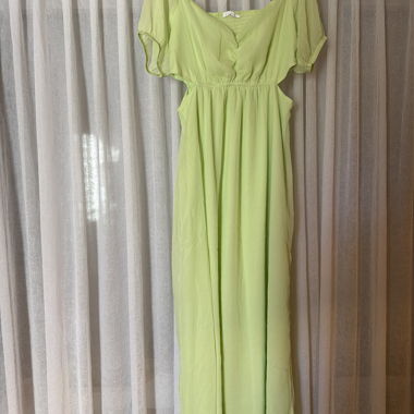 Long Lime Green Dress
