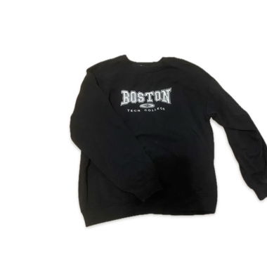 Boston Tech College Sweatshirt- Black