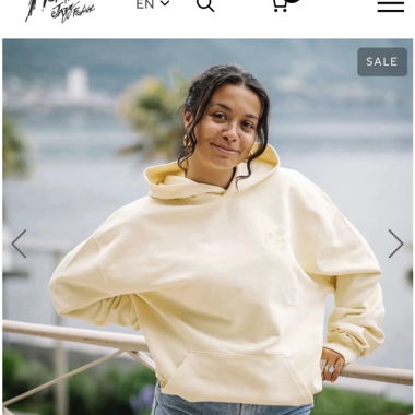 Hoodie du Festival de Jazz de Montreux taille L jaune