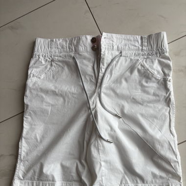 Street One, weisse kurze Sommerhose, Gr. 38
