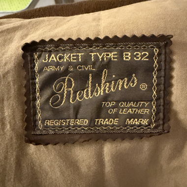 Redskins Lederjacke B32, braun, Gr. M