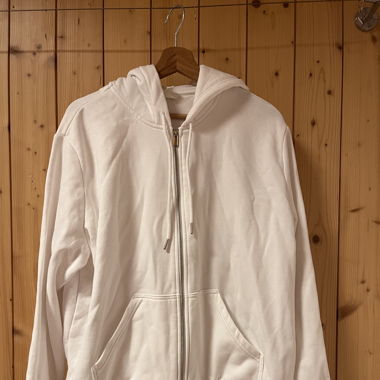 Weisser Zipper