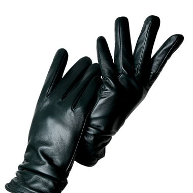 Leder Handschuhe (fabrikneu) schwarz Schafleder