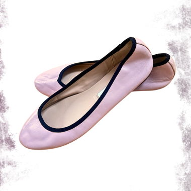 Ballerines Karl Lagerfeld en baby pink / noir