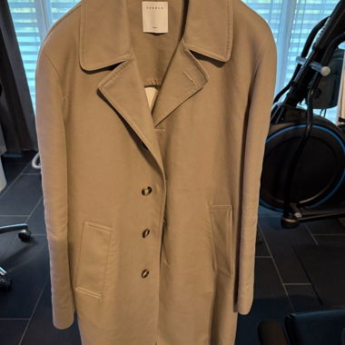Manteau en coton beige Sandro