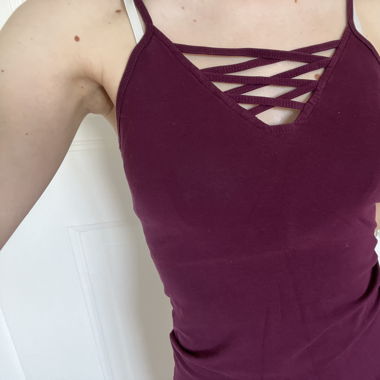 Magenta top