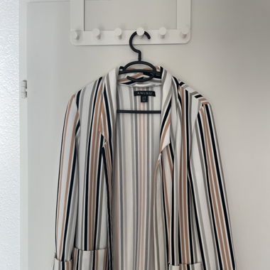 Blazer - weiss mit bunten streifen