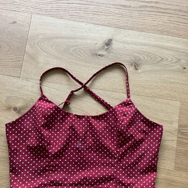 Gepunktetes Croptop